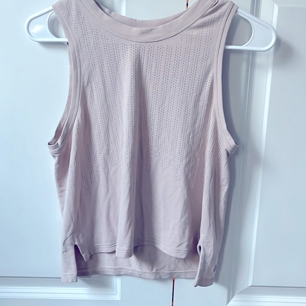 Pink lululemon tank top